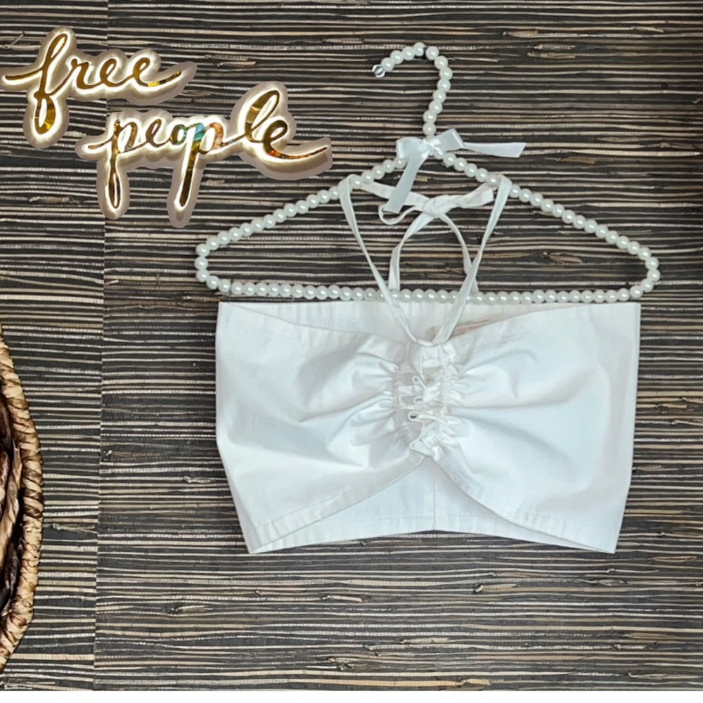 Free People Summer convertible tie halter bandeau bra crop top Intimately (new)